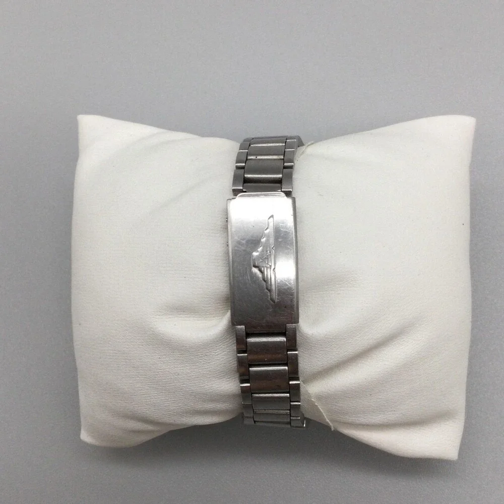 Vintage Longines Mens Watch 27mm Cream Dial Automatic Day Date Stainless 6.25